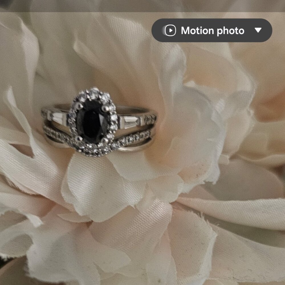 Wedding Band & Engagement Ringng Set